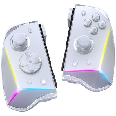 EasySMX S15 Gamepad Inalámbrico NFC RGB 1300mAh USB-C Blanco para Nintendo Switch EasySMX S15 Gamepad Inalámbrico NFC RGB 1300mAh USB-C Blanco para Nintendo Switch