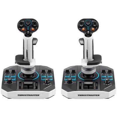 Palanca de vuelo Thrustmaster Sol-R 2 HOSAS Space Sim Duo 88 botones 6 ejes USB Tipo C PC Palanca de vuelo Thrustmaster Sol-R 2 HOSAS Space Sim Duo 88 botones 6 ejes USB Tipo C PC