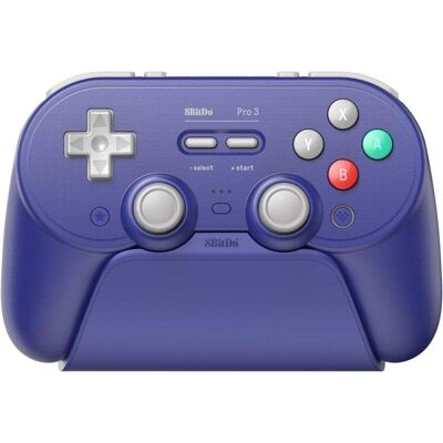 Mando 8BitDo Pro 3 Bluetooth Inalámbrico y Cableado Púrpura Multiplataforma Mando 8BitDo Pro 3 Bluetooth Inalámbrico y Cableado Púrpura Multiplataforma