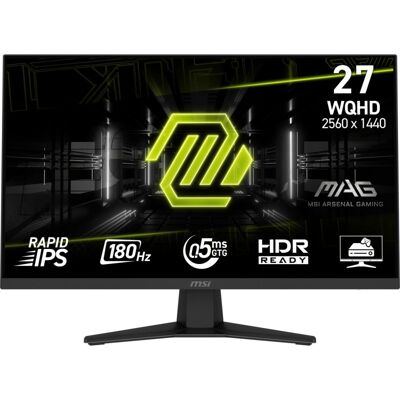 MSI MAG 274QF 27" Wide Quad HD 180Hz Rapid IPS HDR Antirreflejo Gaming MSI MAG 274QF 27" Wide Quad HD 180Hz Rapid IPS HDR Antirreflejo Gaming