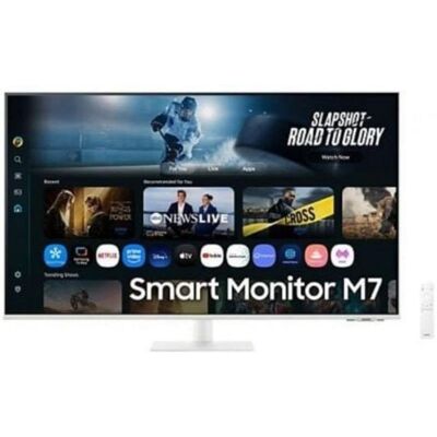 Monitor Samsung M7 S32FM701UU 32" UltraHD 4K 60Hz VA Plano Smart TV Alexa HDR10 Blanco Monitor Samsung M7 S32FM701UU 32" UltraHD 4K 60Hz VA Plano Smart TV Alexa HDR10 Blanco