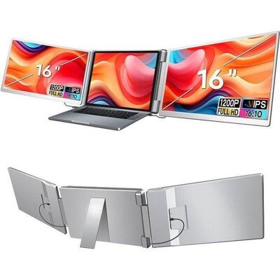 Monitor FOPO S11 16" FullHD+ 60Hz IPS Doble Pantalla Plegable USB-C Mini HDMI Monitor FOPO S11 16" FullHD+ 60Hz IPS Doble Pantalla Plegable USB-C Mini HDMI