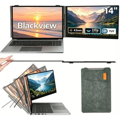 Monitor Blackview SCM6 14" FullHD 60Hz IPS Portátil Ultra-Ligero USB-C Altavoces Monitor Blackview SCM6 14" FullHD 60Hz IPS Portátil Ultra-Ligero USB-C Altavoces