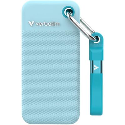 Disco Duro Verbatim Pocket SSD 2TB M.2 USB Tipo C 10 Gbit/s Azul Disco Duro Verbatim Pocket SSD 2TB M.2 USB Tipo C 10 Gbit/s Azul