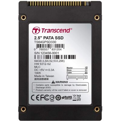 Transcend PSD330 2.5" SSD 64GB PATA Transcend PSD330 2.5" SSD 64GB PATA