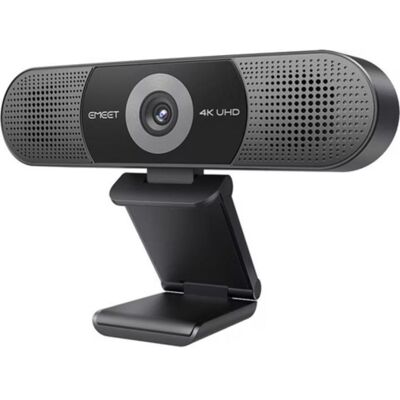 Webcam EMeet SmartCam C980Pro 4K con micrófono estéreo y clip de montaje Webcam EMeet SmartCam C980Pro 4K con micrófono estéreo y clip de montaje
