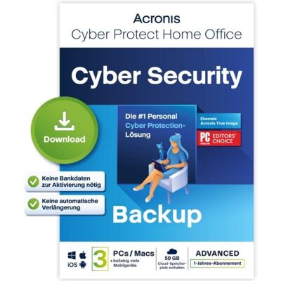 Software Acronis True Image Protección Avanzada 3 Dispositivos 1 Año 50 GB Cloud Software Acronis True Image Protección Avanzada 3 Dispositivos 1 Año 50 GB Cloud