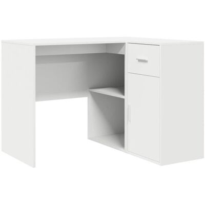 Escritorio vidaXL Dijon Esquinero Blanco 75x102x50 cm Escritorio vidaXL Dijon Esquinero Blanco 75x102x50 cm