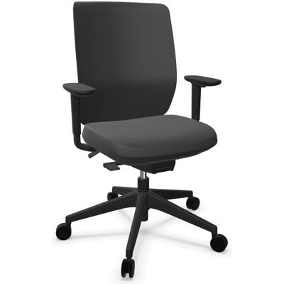 Silla de Oficina Actiu Trim 50 - Respaldo ajustable, Negra Silla de Oficina Actiu Trim 50 - Respaldo ajustable, Negra