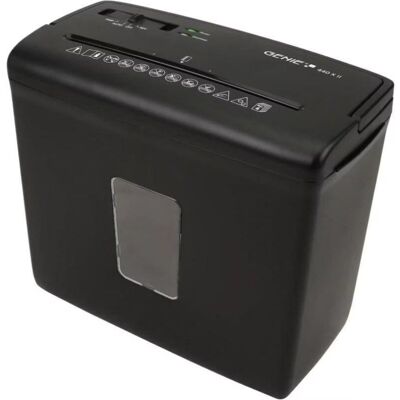 Destructora de papel Genie 440 X II corte en partículas P-4 4 hojas 9L negra Destructora de papel Genie 440 X II corte en partículas P-4 4 hojas 9L negra