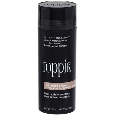 Fibras capilares Toppik color marrón claro - 55g Fibras capilares Toppik color marrón claro - 55g