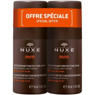 Nuxe Men Déodorant Protection 24H Roll-On Lote 2 Nuxe Men Déodorant Protection 24H Roll-On Lote 2