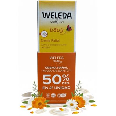 WELEDA DUPLO CREMA PAÑAL 75 ML 2ª UNIDAD 50 % DTO. WELEDA DUPLO CREMA PAÑAL 75 ML 2ª UNIDAD 50 % DTO.