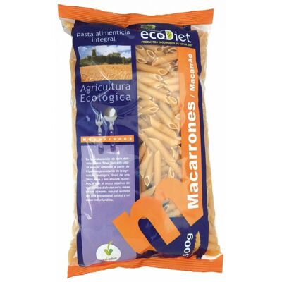 NOVADIET MACARRONES INTEGRAL 500 GR NOVADIET MACARRONES INTEGRAL 500 GR