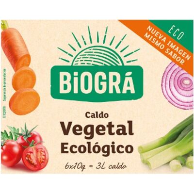 Caldo Vegetal Orgánico de Biográ - Vegetariano, Vegano, Orgánico Caldo Vegetal Orgánico de Biográ - Vegetariano, Vegano, Orgánico