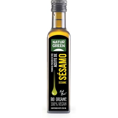 Aceite de sésamo virgen Naturgreen 250 ml - Aceite de sésamo Aceite de sésamo virgen Naturgreen 250 ml - Aceite de sésamo