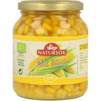 Maíz Dulce Orgánico Natursoy Conseva 330 g - Rico en Minerales Maíz Dulce Orgánico Natursoy Conseva 330 g - Rico en Minerales