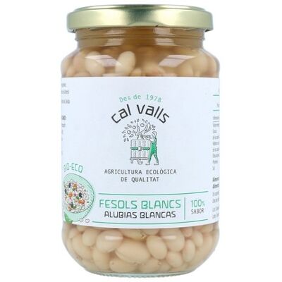 Alubias Blancas Cocidas Bio Cal Valls 250 g - Legumbres enlatadas Alubias Blancas Cocidas Bio Cal Valls 250 g - Legumbres enlatadas