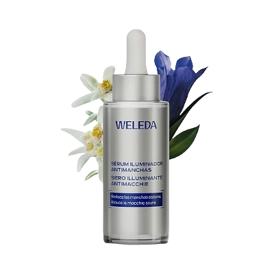 WELEDA SERUM REDENSIFICANTE ILUMINADOR ANTIMANCHAS GENCIANA AZUL Y EDELWEISS 30 ML WELEDA SERUM REDENSIFICANTE ILUMINADOR ANTIMANCHAS GENCIANA AZUL Y EDELWEISS 30 ML