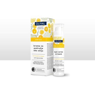 Crema de Ojos Immortelle de Olival - Nutritiva, Antiarrugas Crema de Ojos Immortelle de Olival - Nutritiva, Antiarrugas