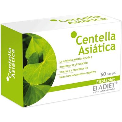 Eladiet Centella Asiática 60 Comprimidos - Suplemento alimenticio Eladiet Centella Asiática 60 Comprimidos - Suplemento alimenticio