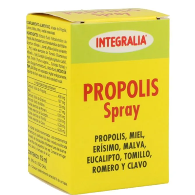 Integralia Propóleo Miel Eucalipto Menta Tomillo Romero Clavo - Complemento Alimentar Integralia Propóleo Miel Eucalipto Menta Tomillo Romero Clavo - Complemento Alimentar