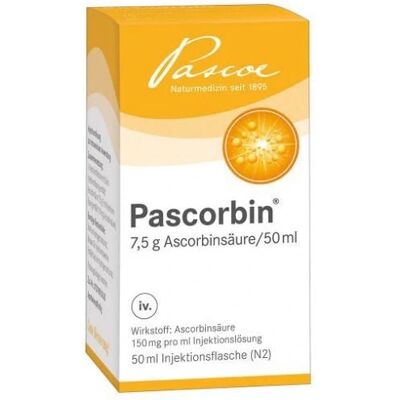 Pascoe PASCORBIN Solution for injection 7,5g/ 50ml Pascoe PASCORBIN Solution for injection 7,5g/ 50ml