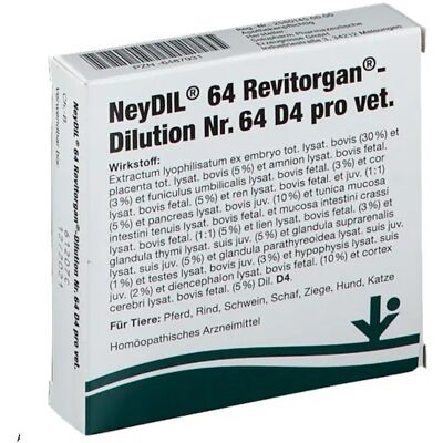 vitOrgan NeyDil No.64 Dil.D4 pro vet. ampoules 5x2ml vitOrgan NeyDil No.64 Dil.D4 pro vet. ampoules 5x2ml