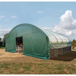 TOOLPORT 10x10m Carpa para ganado, verde oscuro, lona de PVC, anclaje para suelos blandos - (330706) TOOLPORT 10x10m Carpa para ganado, verde oscuro, lona de PVC, anclaje para suelos blandos - (330706)