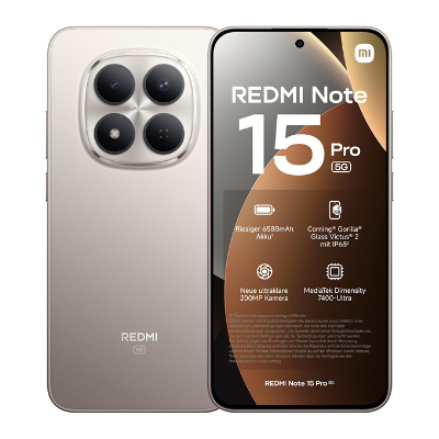 Xiaomi REDMI Note 15 Pro 5G - Smartphone de 12+512GB, Pantalla de 6,83" 1.5K AMOLED, MediaTek Dimensity 7400-Ultra, cámara de 200MP, batería de 6 Xiaomi REDMI Note 15 Pro 5G - Smartphone de 12+512GB, Pantalla de 6,83" 1.5K AMOLED, MediaTek Dimensity 7400-Ultra, cámara de 200MP, batería de 6