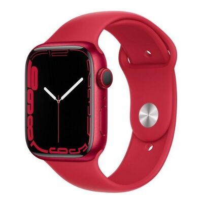 Apple Watch Series 7 GPS + Cellular 45mm Aluminio Rojo con Correa Deportiva Roja Apple Watch Series 7 GPS + Cellular 45mm Aluminio Rojo con Correa Deportiva Roja