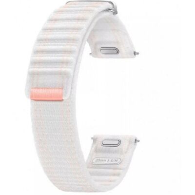 Garmin Samsung Fabric Band (S/M) Correa Blanca/Rosa para Galaxy Watch7 Garmin Samsung Fabric Band (S/M) Correa Blanca/Rosa para Galaxy Watch7