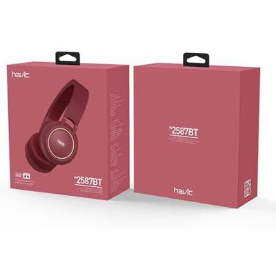 Havit Auriculares Bluetooth HV-H2587BT Color Rojo Havit Auriculares Bluetooth HV-H2587BT Color Rojo