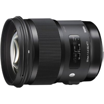 Sigma 50 mm, f/1.4 - Objetivo para Sony, montura de tipo A, (13/8, apertura f/1.4-16, 1x) negro - Solo abierto Sigma 50 mm, f/1.4 - Objetivo para Sony, montura de tipo A, (13/8, apertura f/1.4-16, 1x) negro - Solo abierto