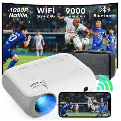 YOTON Y7 Proyector 1080P Nativo - WiFi Bluetooth Proyector Portátil, Mini Video Proyector Cine en Casa, Proyector para Móvil iPhone/Android/HDMI/AV/US YOTON Y7 Proyector 1080P Nativo - WiFi Bluetooth Proyector Portátil, Mini Video Proyector Cine en Casa, Proyector para Móvil iPhone/Android/HDMI/AV/US
