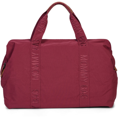 Childhome Mommy Bag Urban Signature Bolsa de pañales - Burgundy Childhome Mommy Bag Urban Signature Bolsa de pañales - Burgundy
