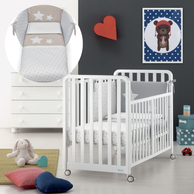 Azzurra - Cuna para Bebé con 8 Funciones - Blanco Azzurra - Cuna para Bebé con 8 Funciones - Blanco