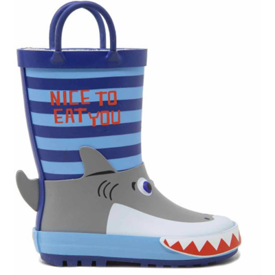 Mr Tiggle Botas de Lluvia Infantil Tiburón - Taglia 22 Mr Tiggle Botas de Lluvia Infantil Tiburón - Taglia 22