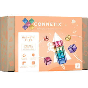 Connetix Teselas Magnéticas Pastel Cuadradas 40 Piezas Connetix Teselas Magnéticas Pastel Cuadradas 40 Piezas