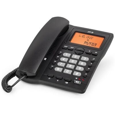 SPC 3612N Teléfono Fijo Oficina ID 2 LCD Negro SPC 3612N Teléfono Fijo Oficina ID 2 LCD Negro