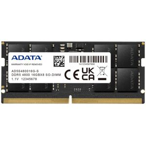 A-Data ADATA RAM AD5S480016G-S SO DIMM 16GB 4800Mhz DDR5 A-Data ADATA RAM AD5S480016G-S SO DIMM 16GB 4800Mhz DDR5
