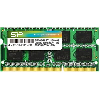 Silicon Power SP008GLSTU160 SoDIMM 8GB DDR3L 1600MHz Silicon Power SP008GLSTU160 SoDIMM 8GB DDR3L 1600MHz