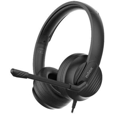 Nilox Auriculares USB-C con Micrófono y Cancelación Ruido Nilox Auriculares USB-C con Micrófono y Cancelación Ruido