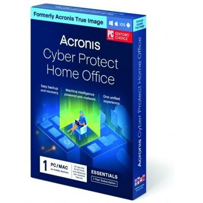 Acronis Cyber Protect Home Office Essentials - 1 Año - 3 PC/MAC + Móviles Ilimitados Acronis Cyber Protect Home Office Essentials - 1 Año - 3 PC/MAC + Móviles Ilimitados