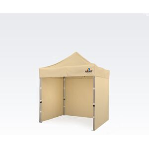 BRIMO - Gazebo 2x2m - Beige - 3 paredes enteras - Gazebo BRIMO - Gazebo 2x2m - Beige - 3 paredes enteras - Gazebo