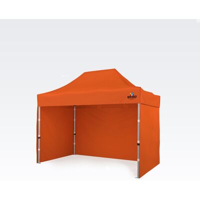 BRIMO Carpa de jardín profesional 2x3m ALU EXCLUSIVE (3 paredes) - con 3 paredes - Naranja BRIMO Carpa de jardín profesional 2x3m ALU EXCLUSIVE (3 paredes) - con 3 paredes - Naranja