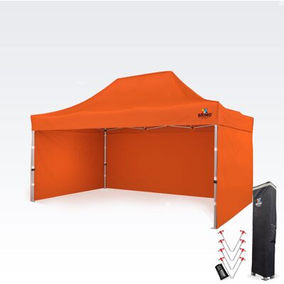 BRIMO - Hexagon Premium - 3x4.5m - 3 paredes - Pérgola BRIMO - Hexagon Premium - 3x4.5m - 3 paredes - Pérgola