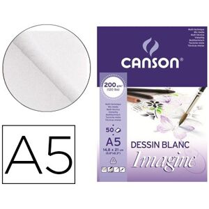 AIRON Canson Imagine A5 Bloc De Dibujo Plano Pegado 50F 200 Gr AIRON Canson Imagine A5 Bloc De Dibujo Plano Pegado 50F 200 Gr