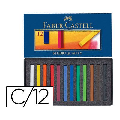 Faber-Castell Chalk Pastel Tarjetero 12 Colores Surtidos Faber-Castell Chalk Pastel Tarjetero 12 Colores Surtidos