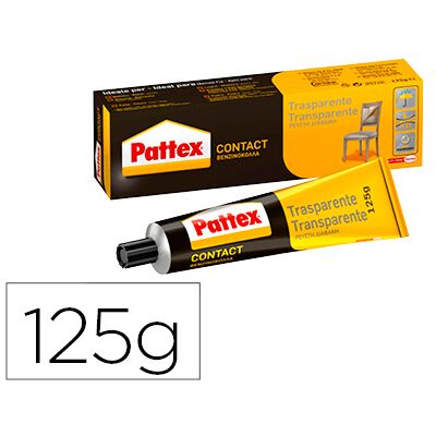 PATEX Pegamento Pattex Contact Transparente 125 Gr PATEX Pegamento Pattex Contact Transparente 125 Gr
